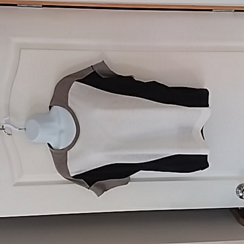 Zara short sleeve color block tee